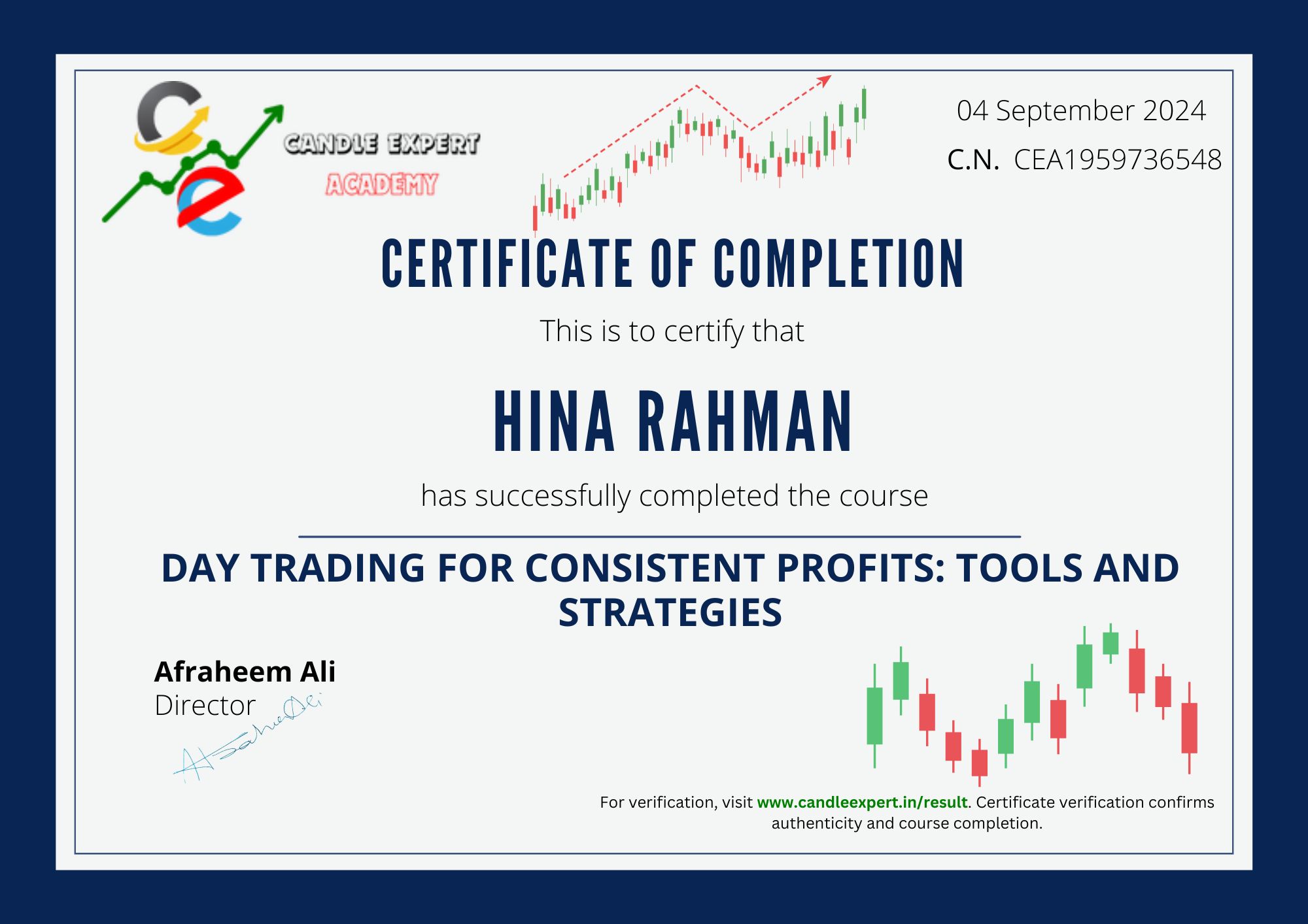 CEA1959736548 ,Course Name: Day Trading for Consistent Profits: Tools and Strategies